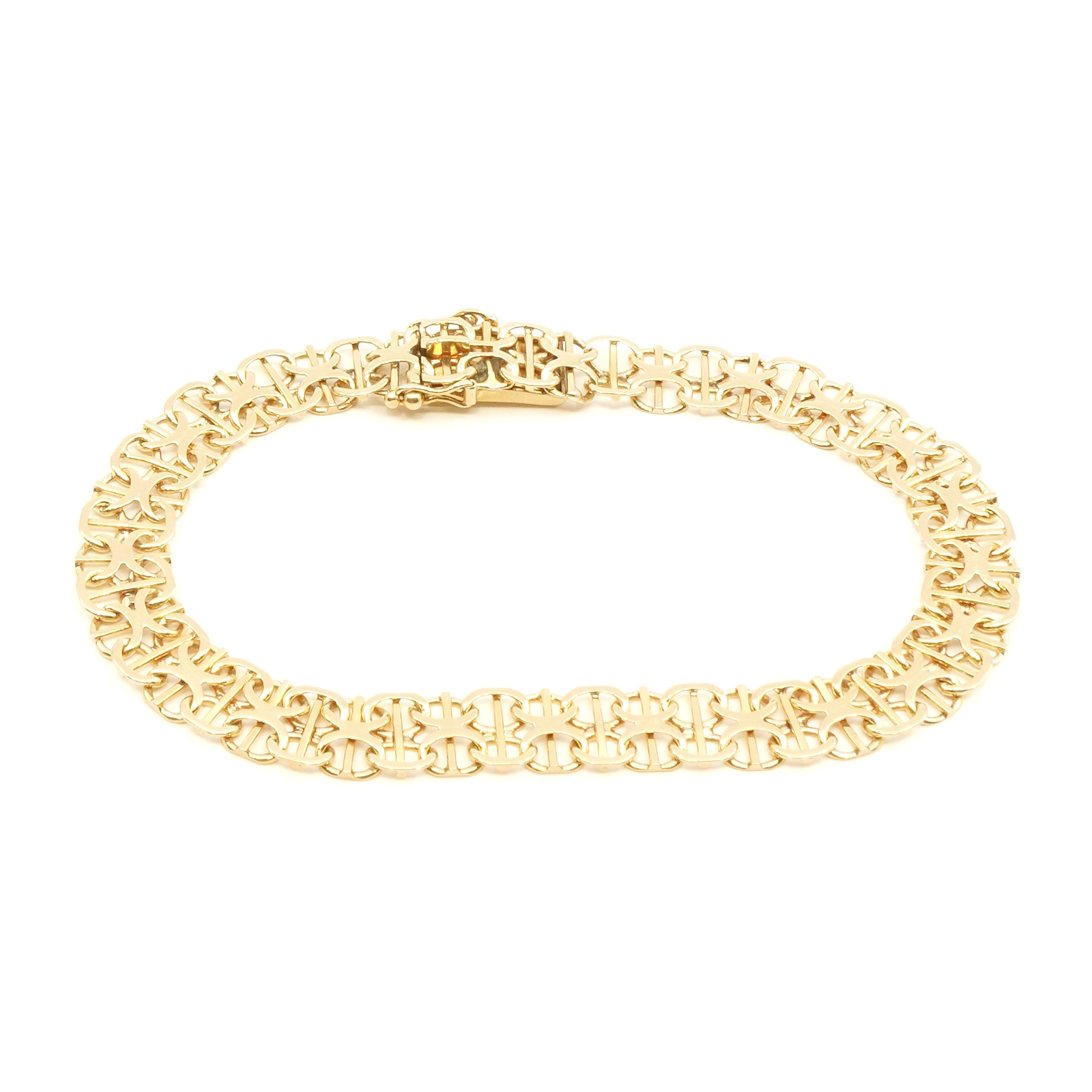 Armband X-länk med stav Guld 18K