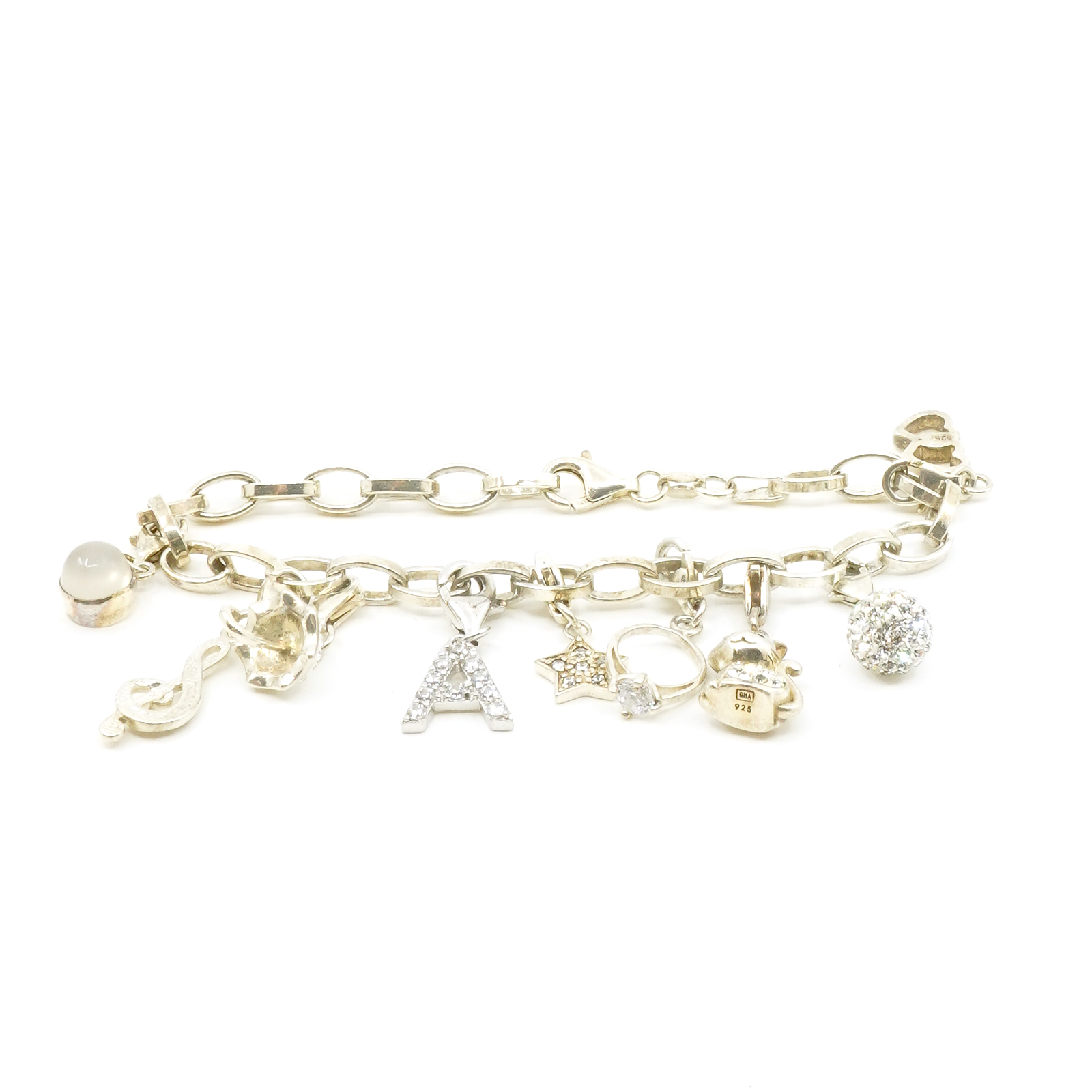 Armband Ankar med berlocker Silver S925