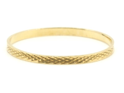 Ring mönstrad Guld 18K