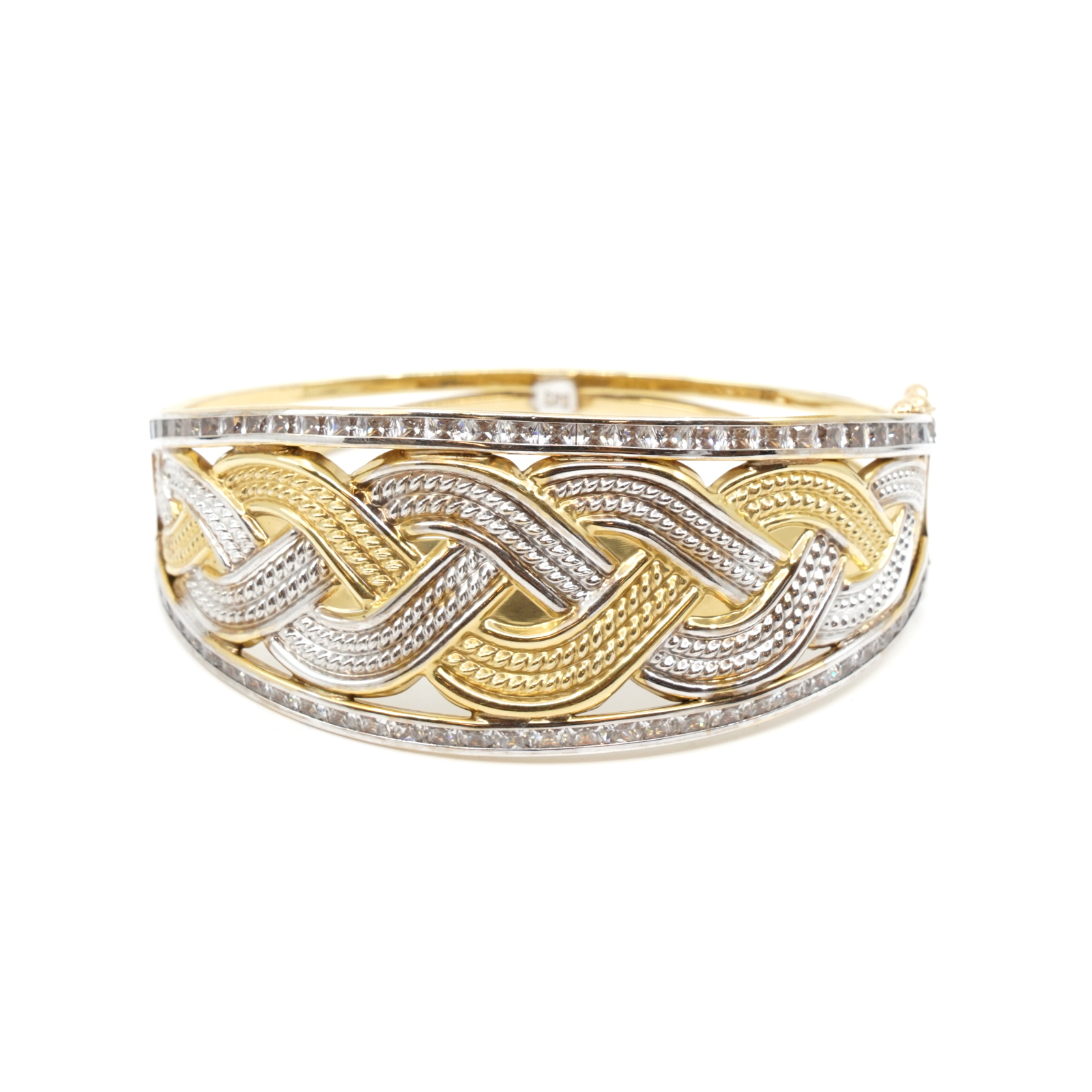 Armring Öppningsbar Tvåfärgat Guld 14K
