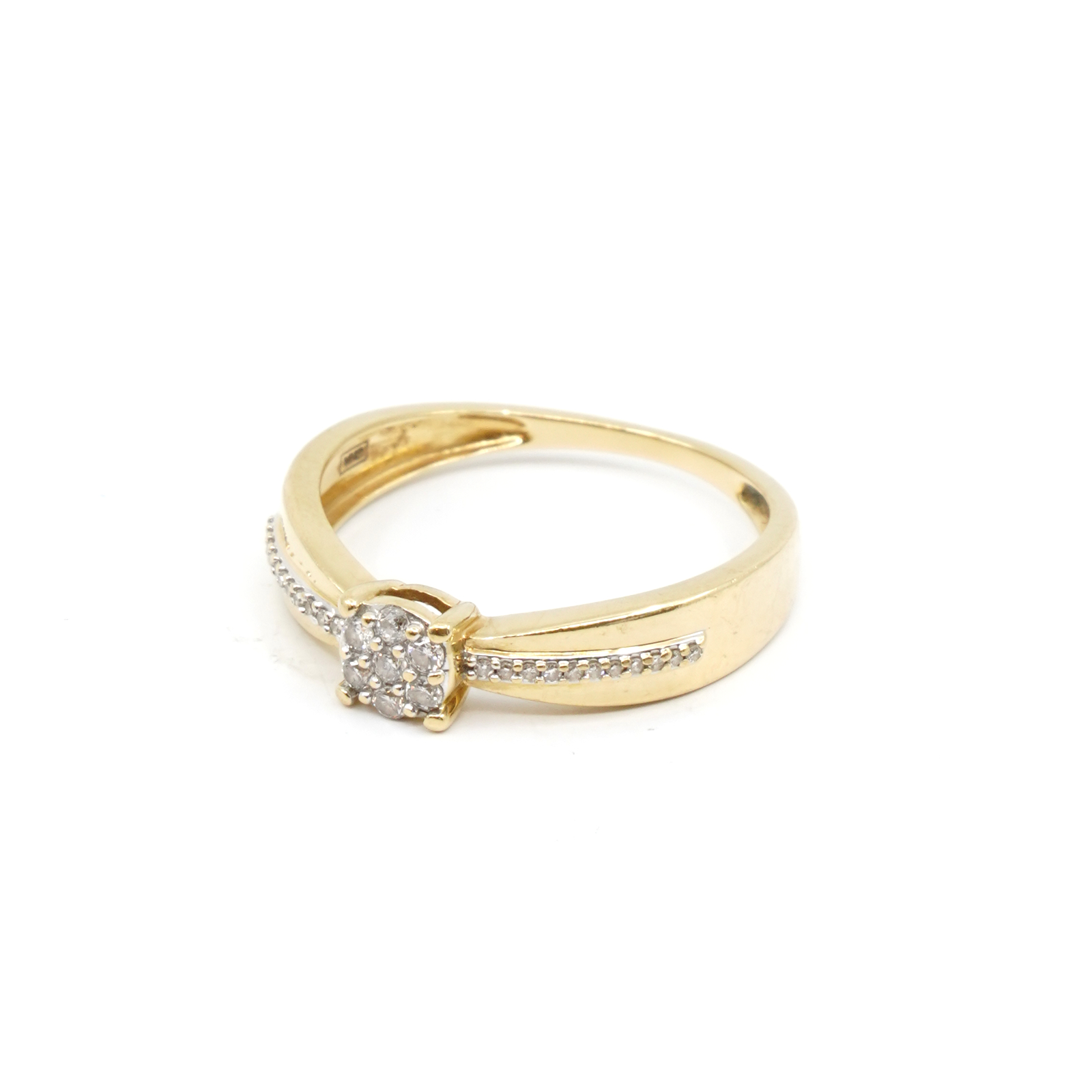 Ring Guld 18K Med diamanter