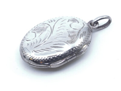 Hänge medaljong med mönster S925