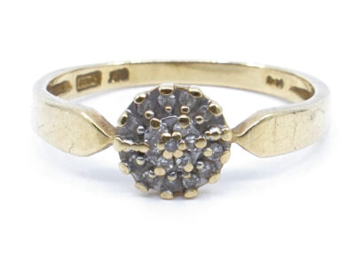 Ring med diamanter 18K Ø16¾