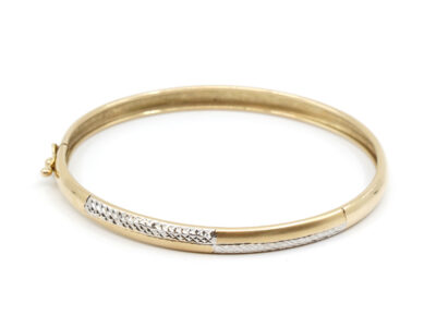 Armring Öppningsbar Tvåfärgat Guld 14K