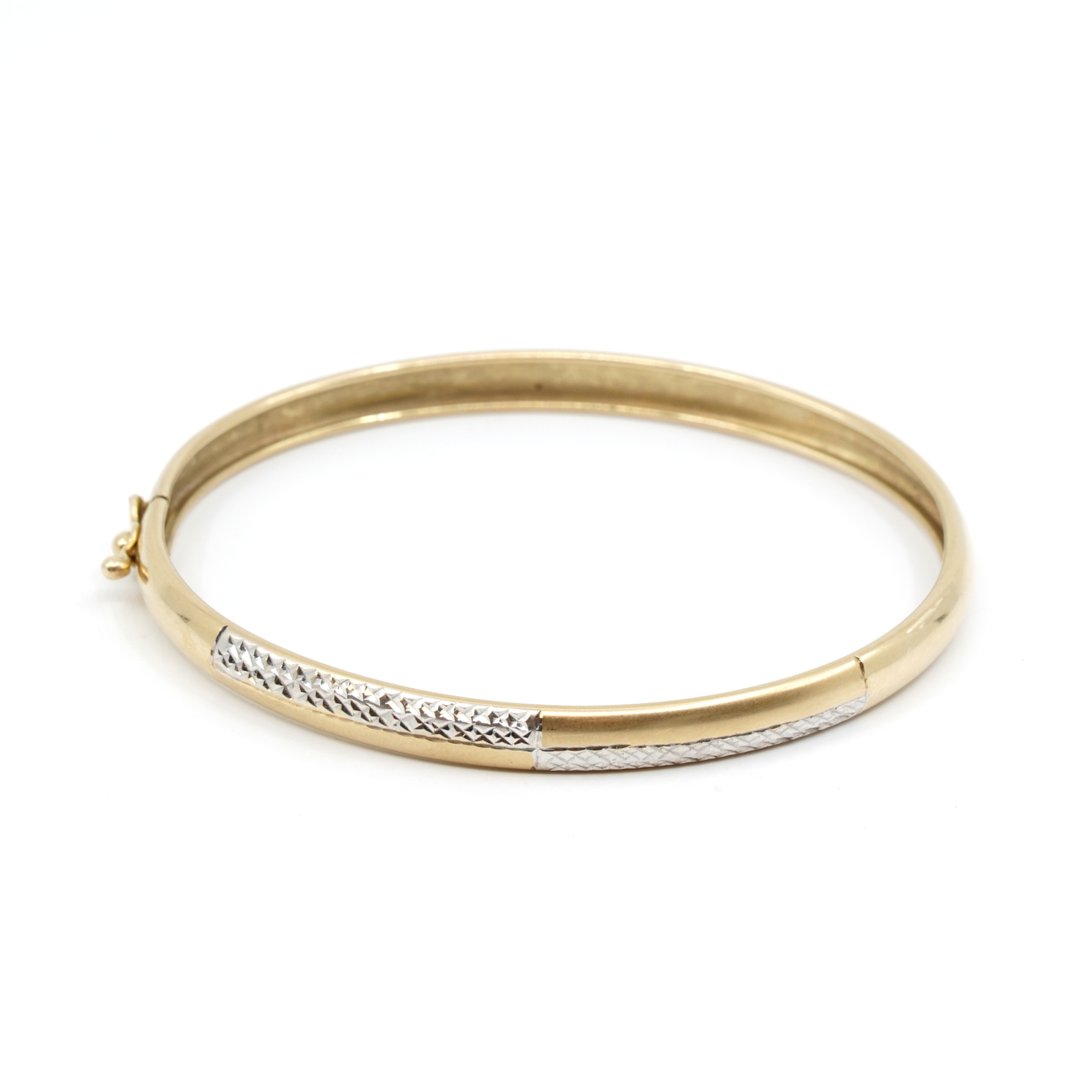 Armring Öppningsbar Tvåfärgat Guld 14K