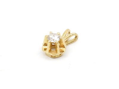 Hänge/berlock Guld 18K Med diamant