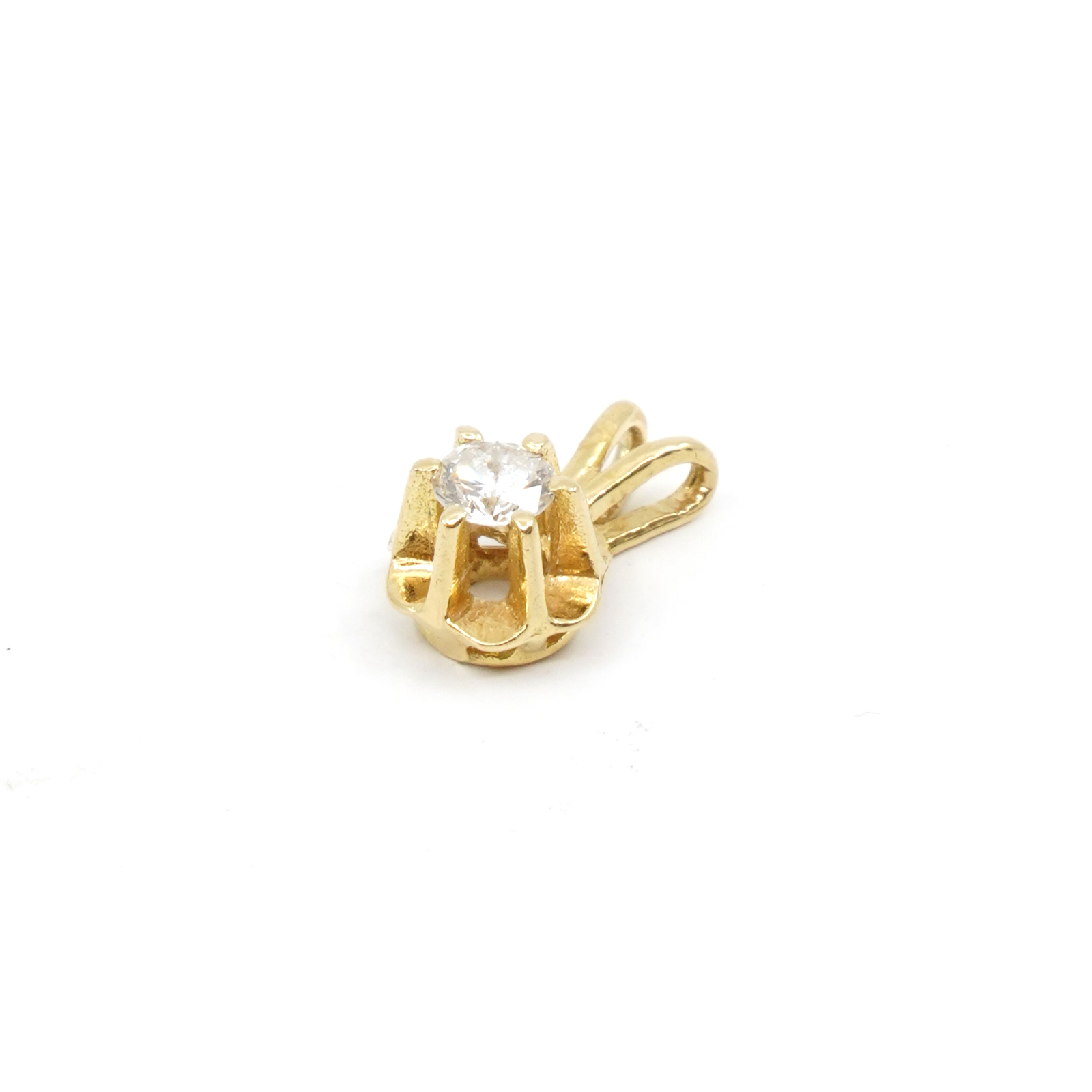 Hänge/berlock Guld 18K Med diamant
