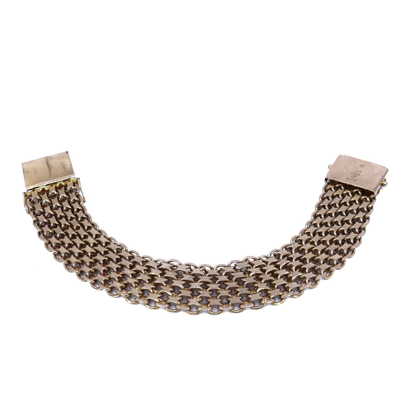 Armband X-länk 18K 19cm