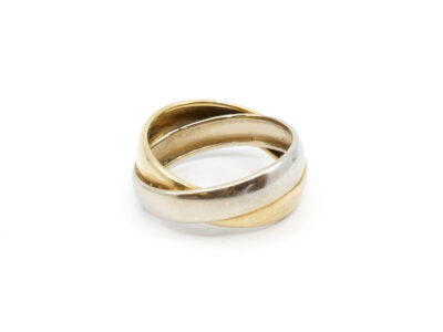 Ring Tvåfärgat Guld 18K