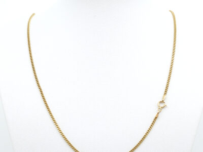 Halskedja Pansar Guld 18K