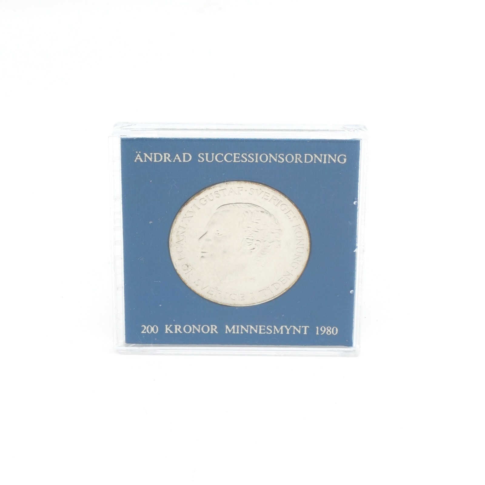 Minnesmynt "Ändrad Successionsordning" År 1980 S925
