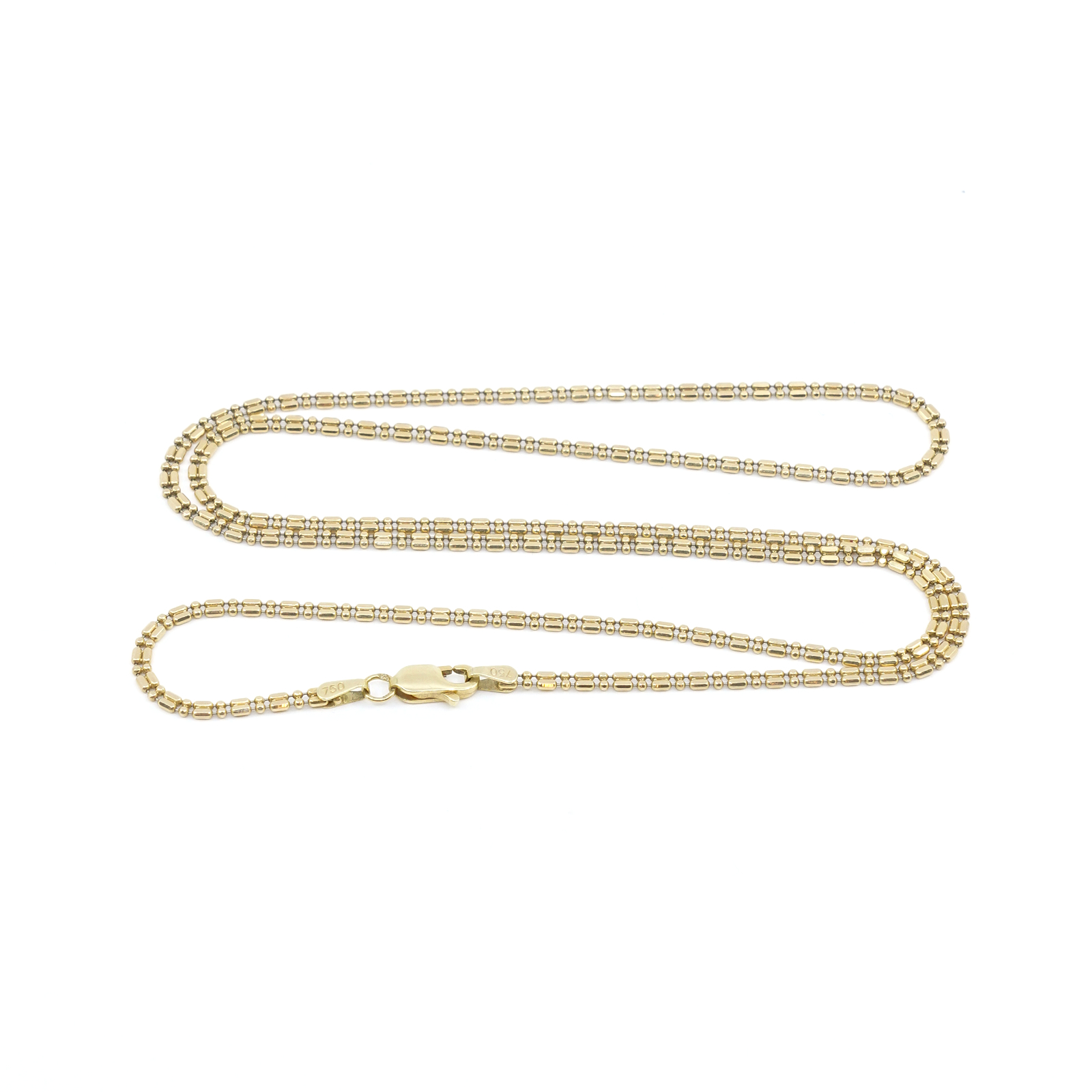 Halskedja Guld 18K 52cm