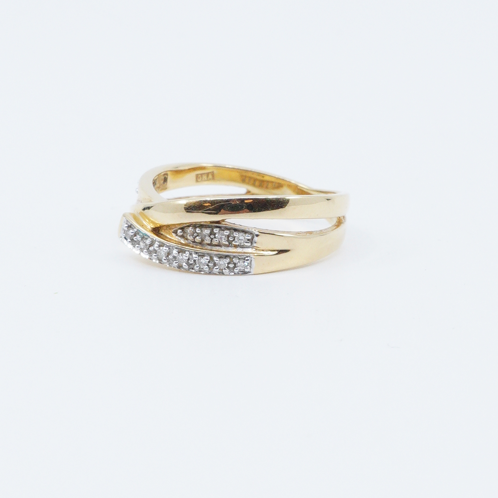 Ring med diamanter