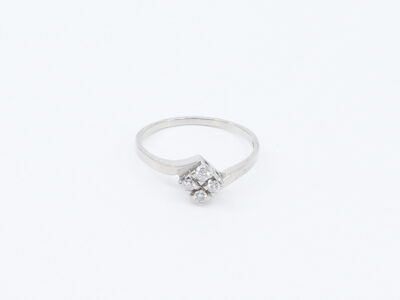 Ring Vitguld med diamanter