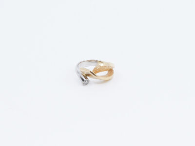 Ring tvåfärgad med diamant