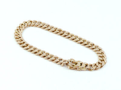 Armband ihålig Pansar Guld 18K
