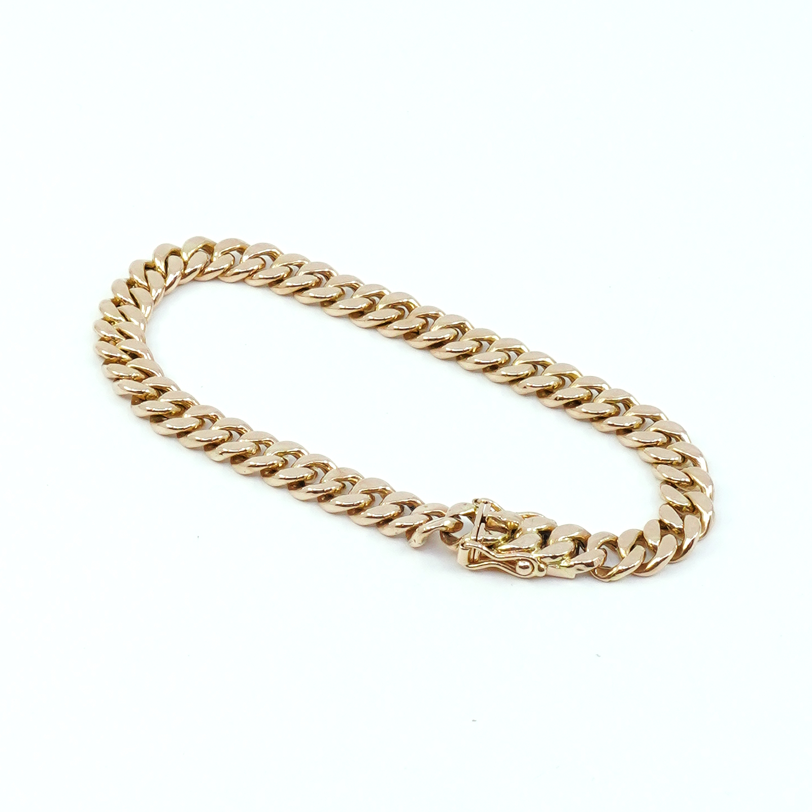 Armband ihålig Pansar Guld 18K