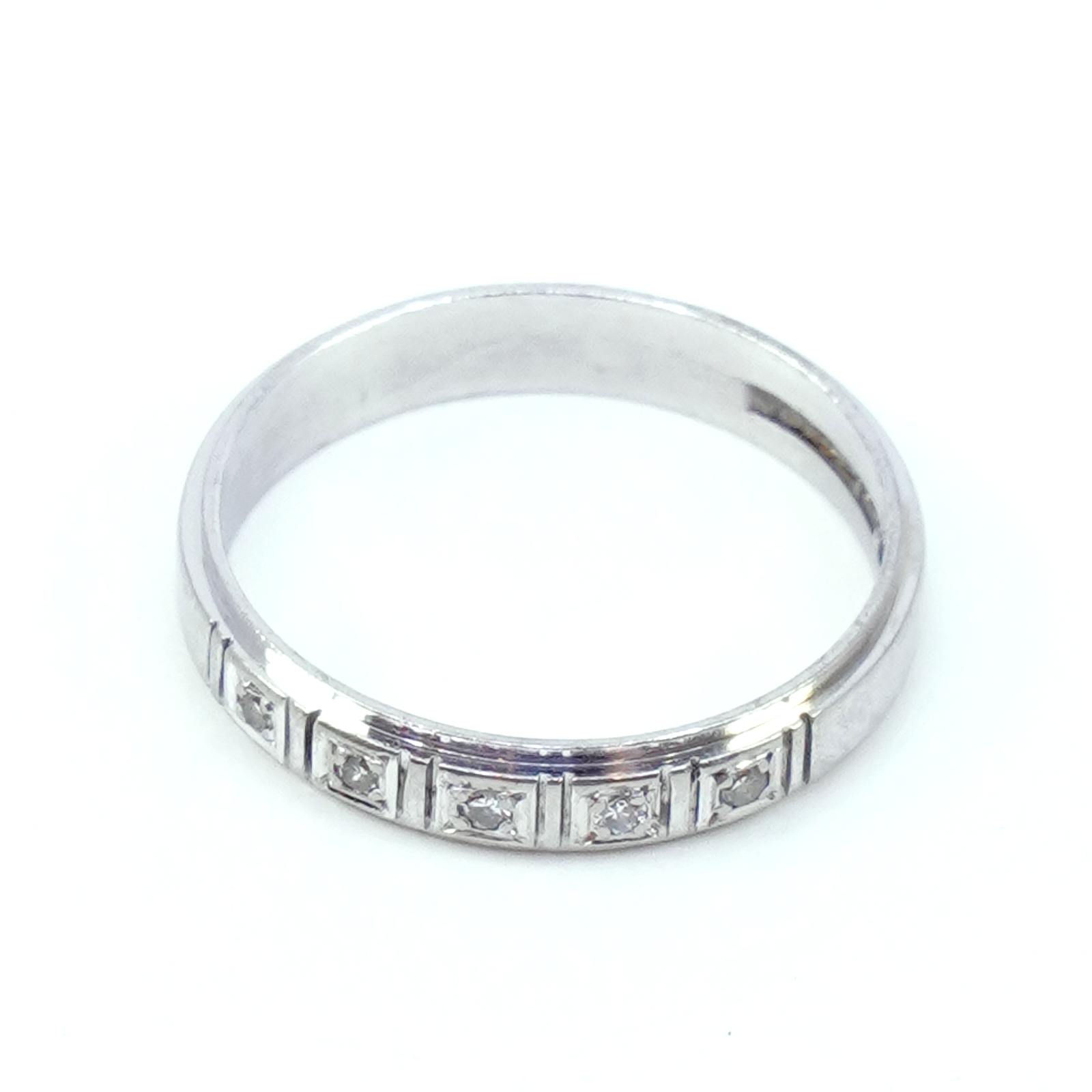 Ring Vitguld med diamanter