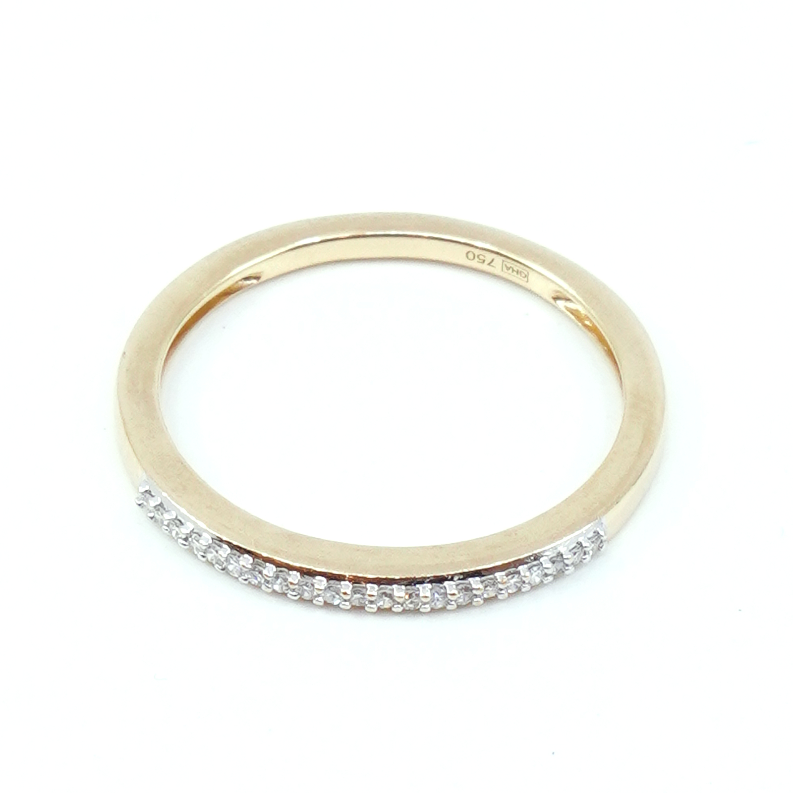 Ring Guld GHA tvåfärgad med diamanter