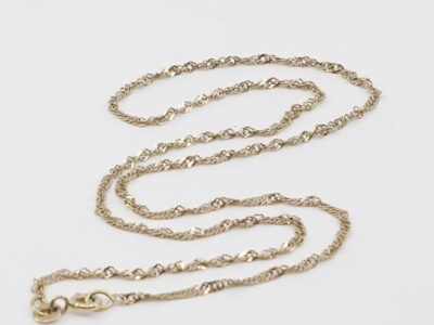 Halskedja Singapore Guld 18K 2,7g
