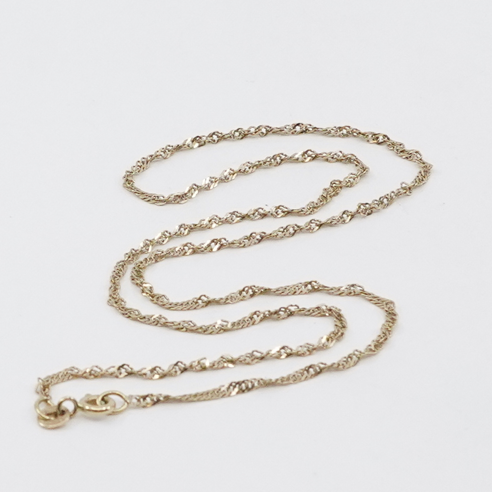 Halskedja Singapore Guld 18K 2,7g
