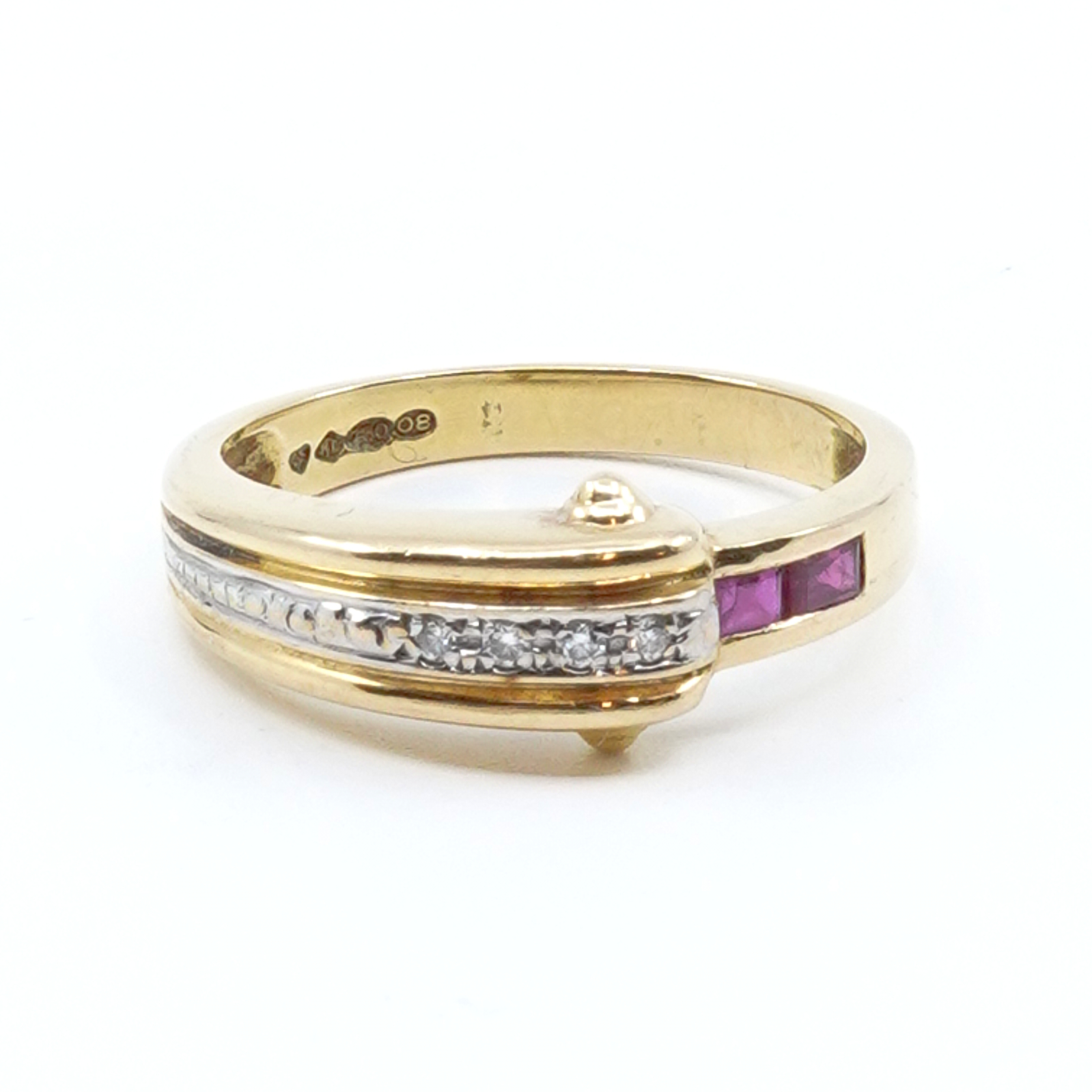 Ring med diamanter Guld 18K