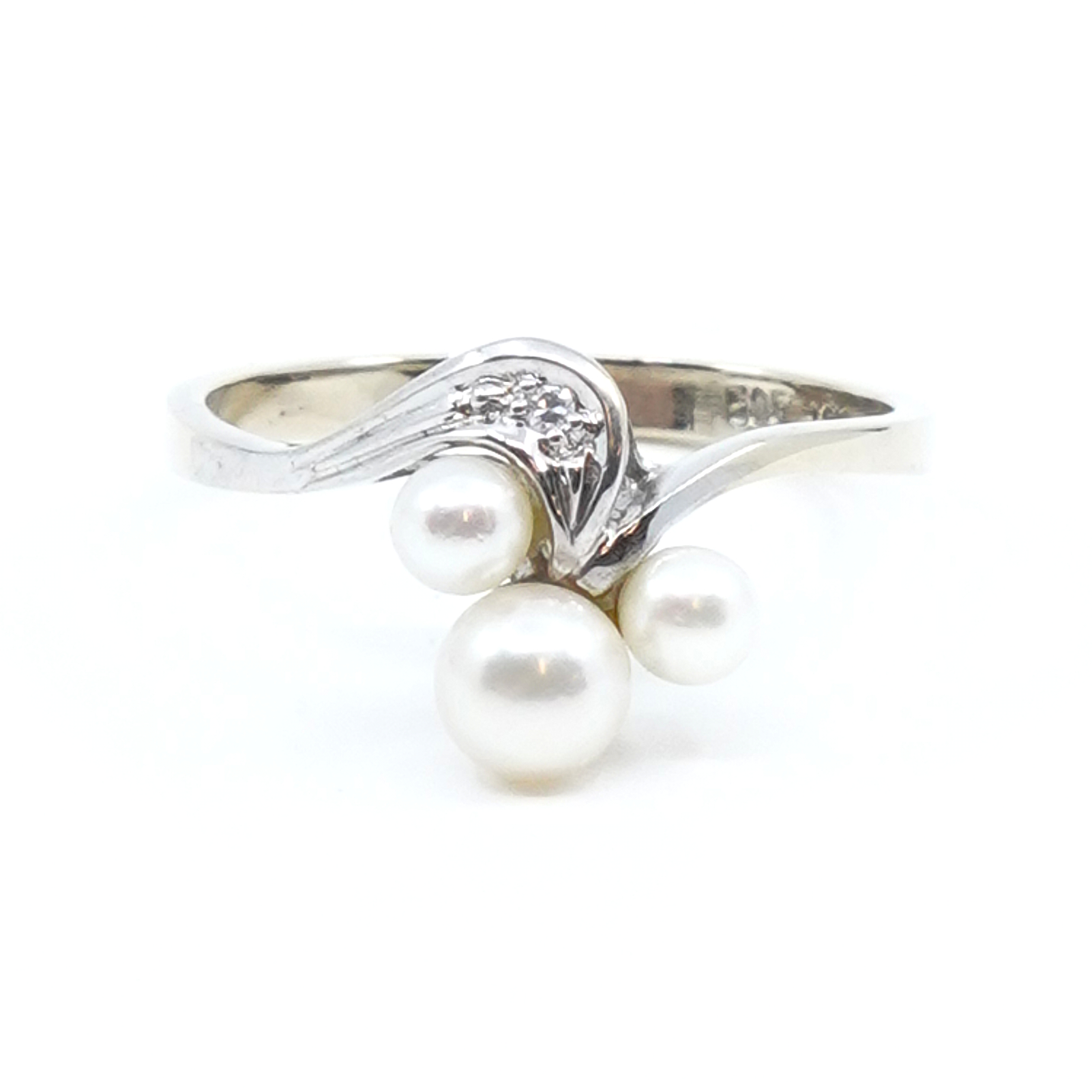 Ring Vitguld 14K Ø17,0