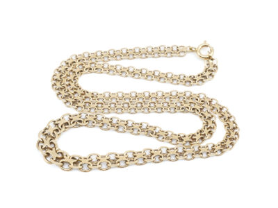 Halskedja X-länk Guld 18K 44,5cm