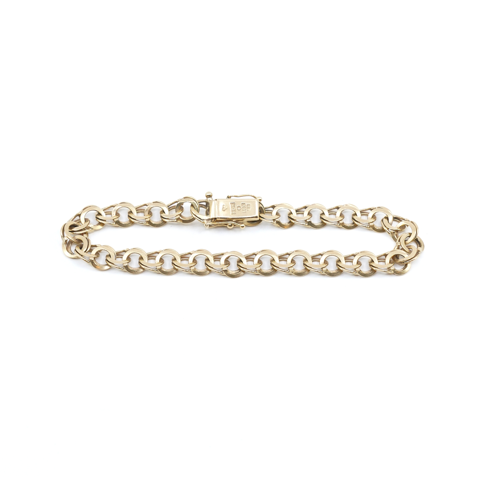 Armband Bismarck Guld 18K 12,7g L 18,5cm B 7mm