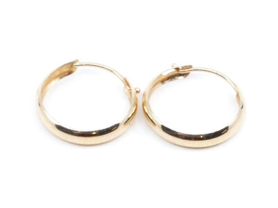 Örhängen Creoler Guld 18K 0,7g Diameter 15mm