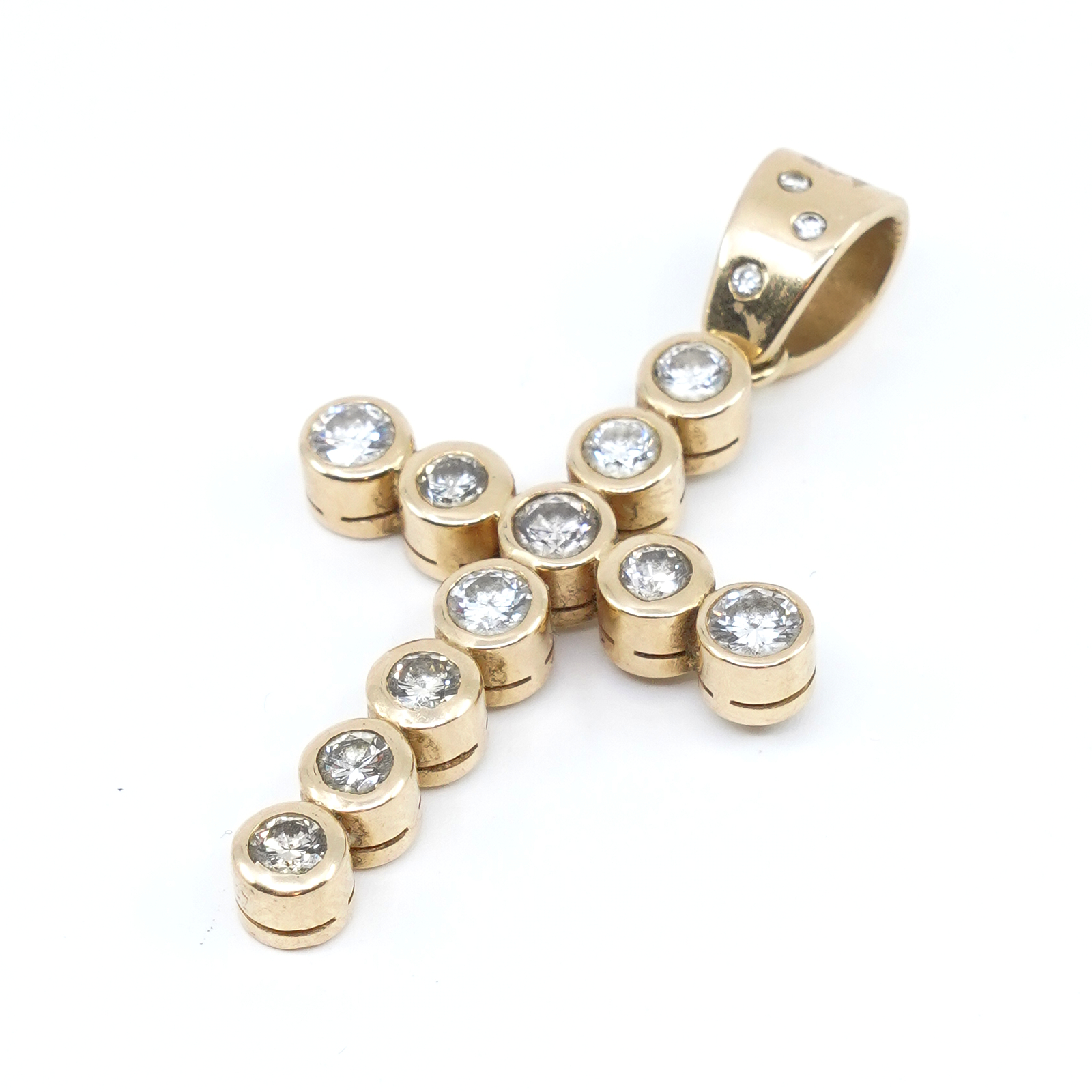 Hänge Kors Guld 18K