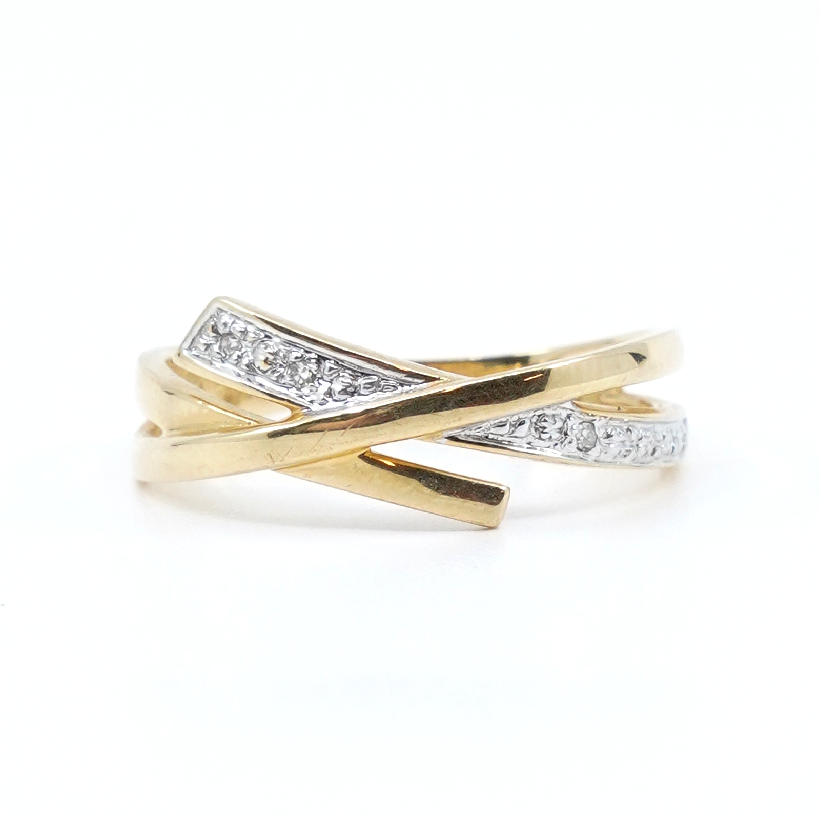 Ring med diamanter Guld 18K
