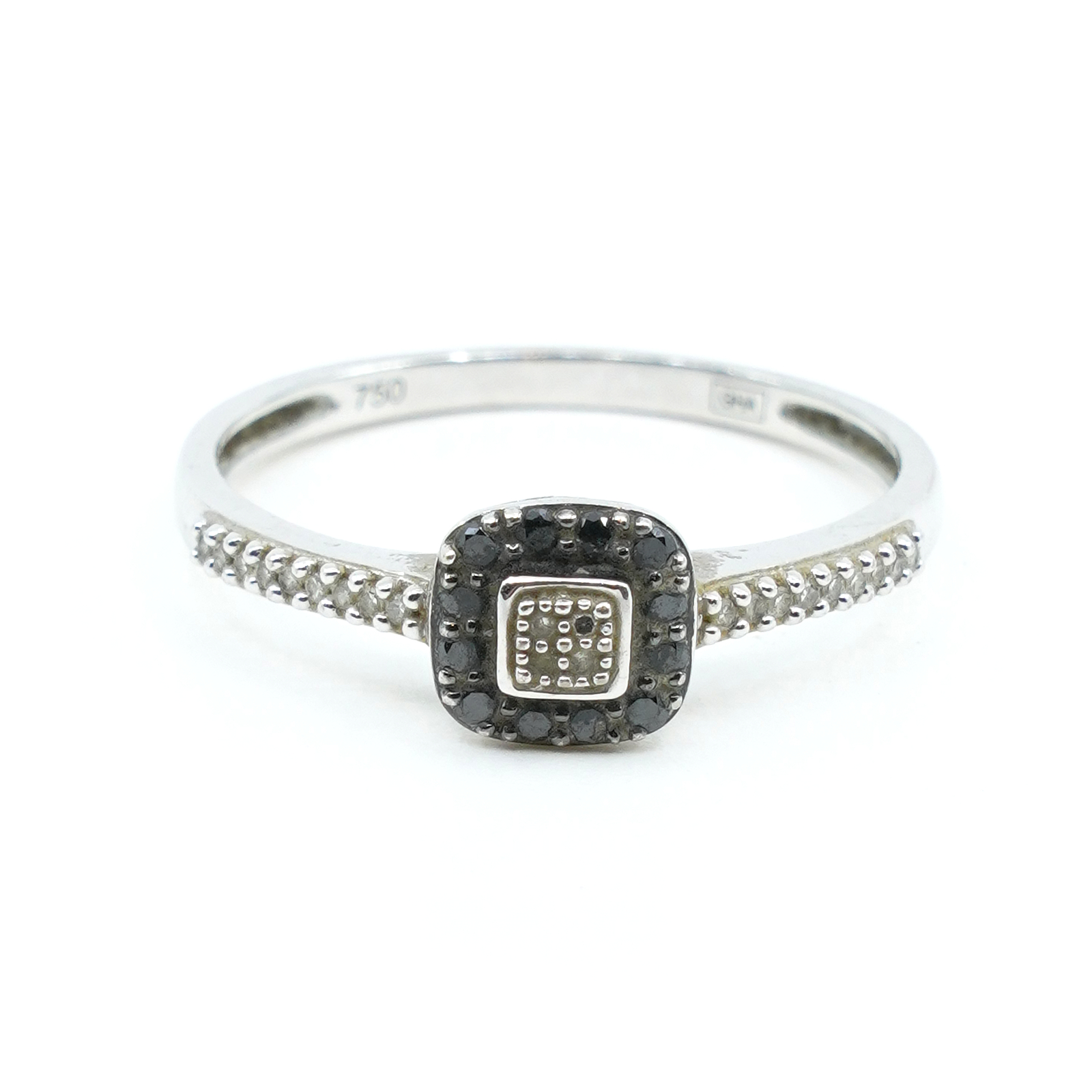 Ring Vitguld 18K Ø19
