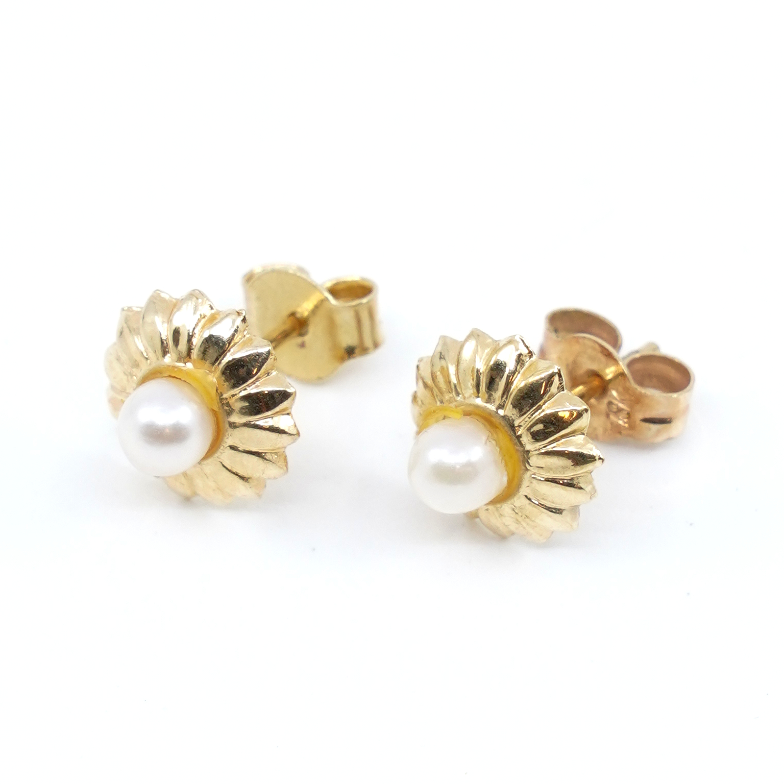 Örhängen med pärlor Guld 18K