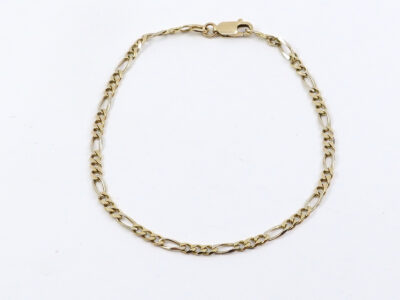 Armband Figaro 18K 4,3g Längd 20cm Bredd 3mm