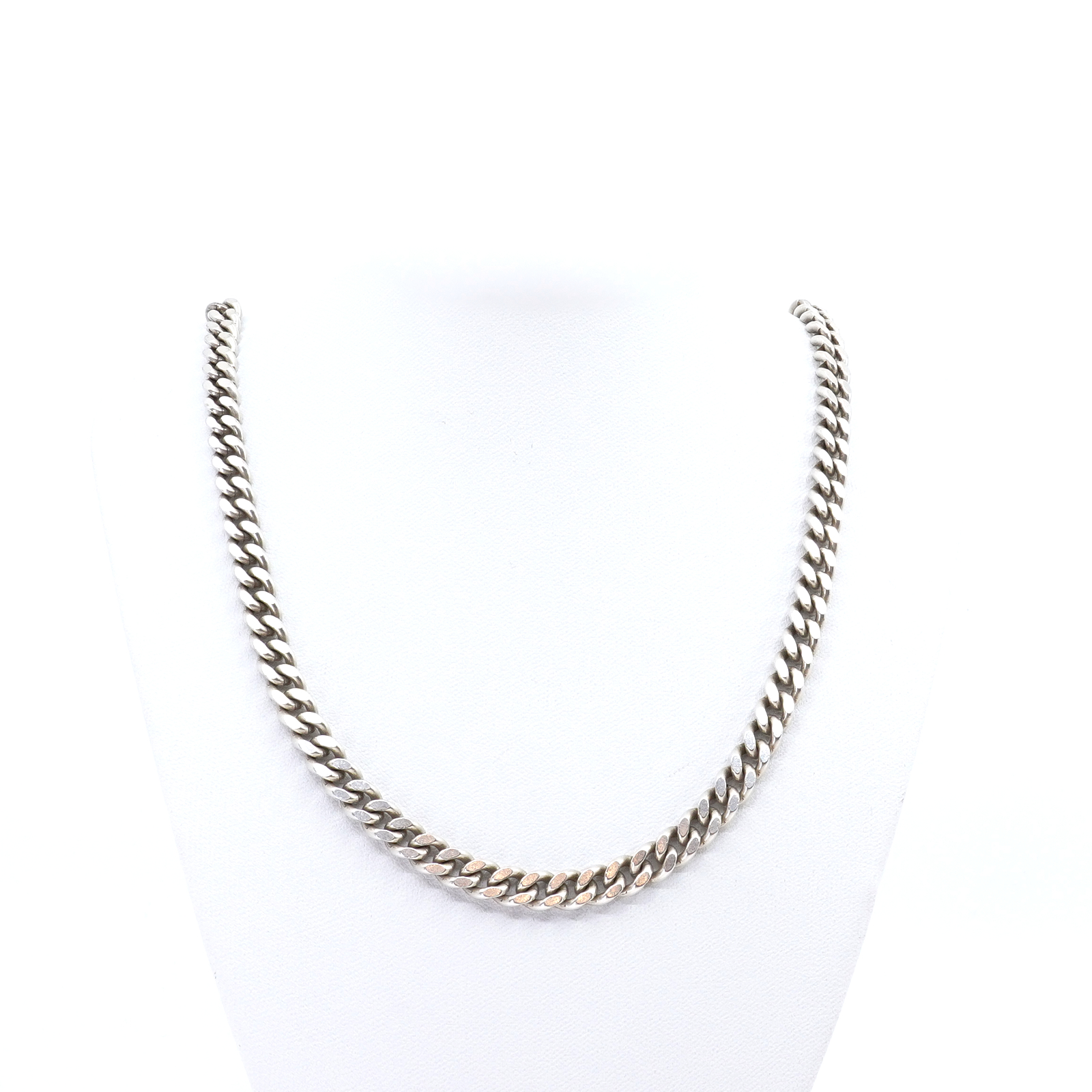 Halskedja Pansar Silver
