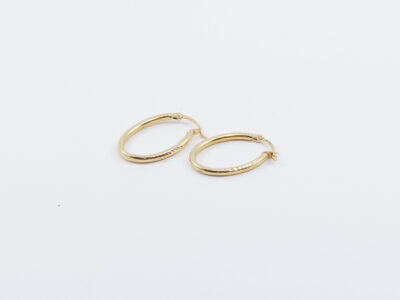 Örhängen 18K 2,2g Höjd 24mm Diameter 15mm
