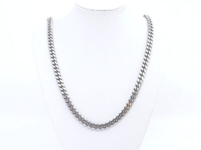 Halskedja Pansar Silver
