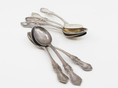 Matsilver 7st kaffeskedar