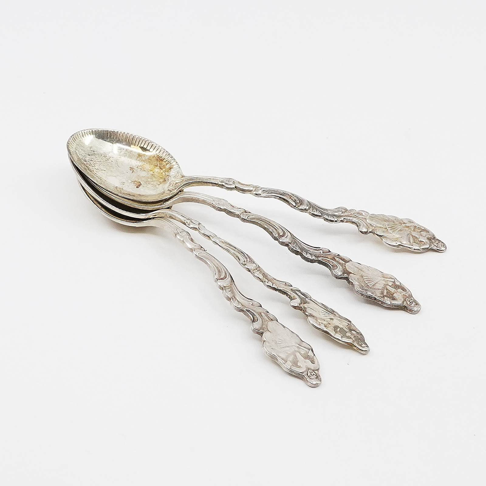 Matsilver 4st kaffeskedar