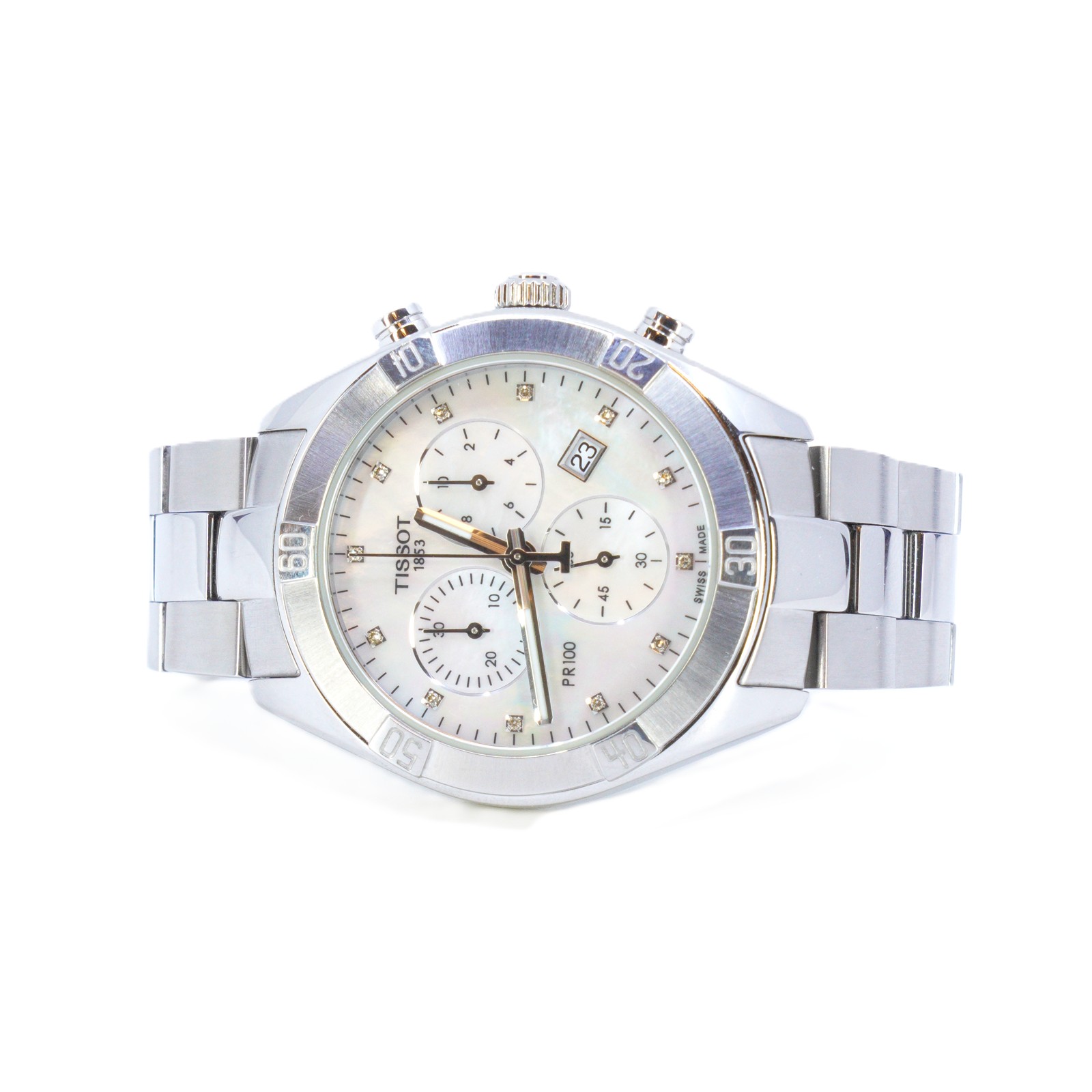 Armbandsur Tissot PR100 Chronograph Stål Boett Ø38mm - Full Set
