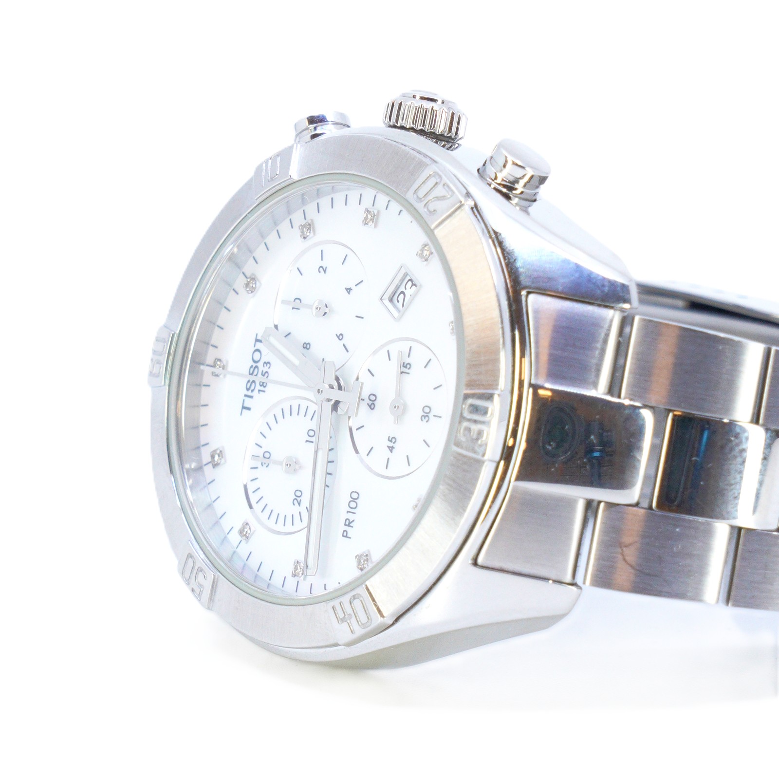 Armbandsur Tissot PR100 Chronograph Stål Boett Ø38mm - Full Set
