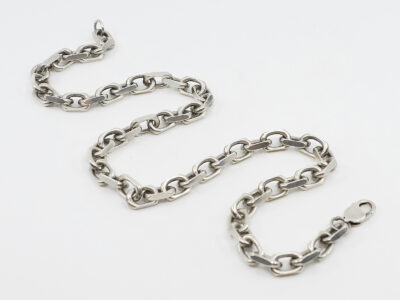 Halskedja Ankar Silver