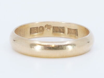 Ring slät Guld