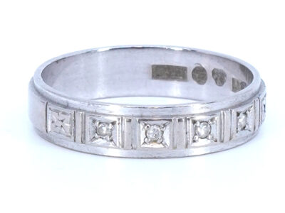 Ring Vitguld 18K