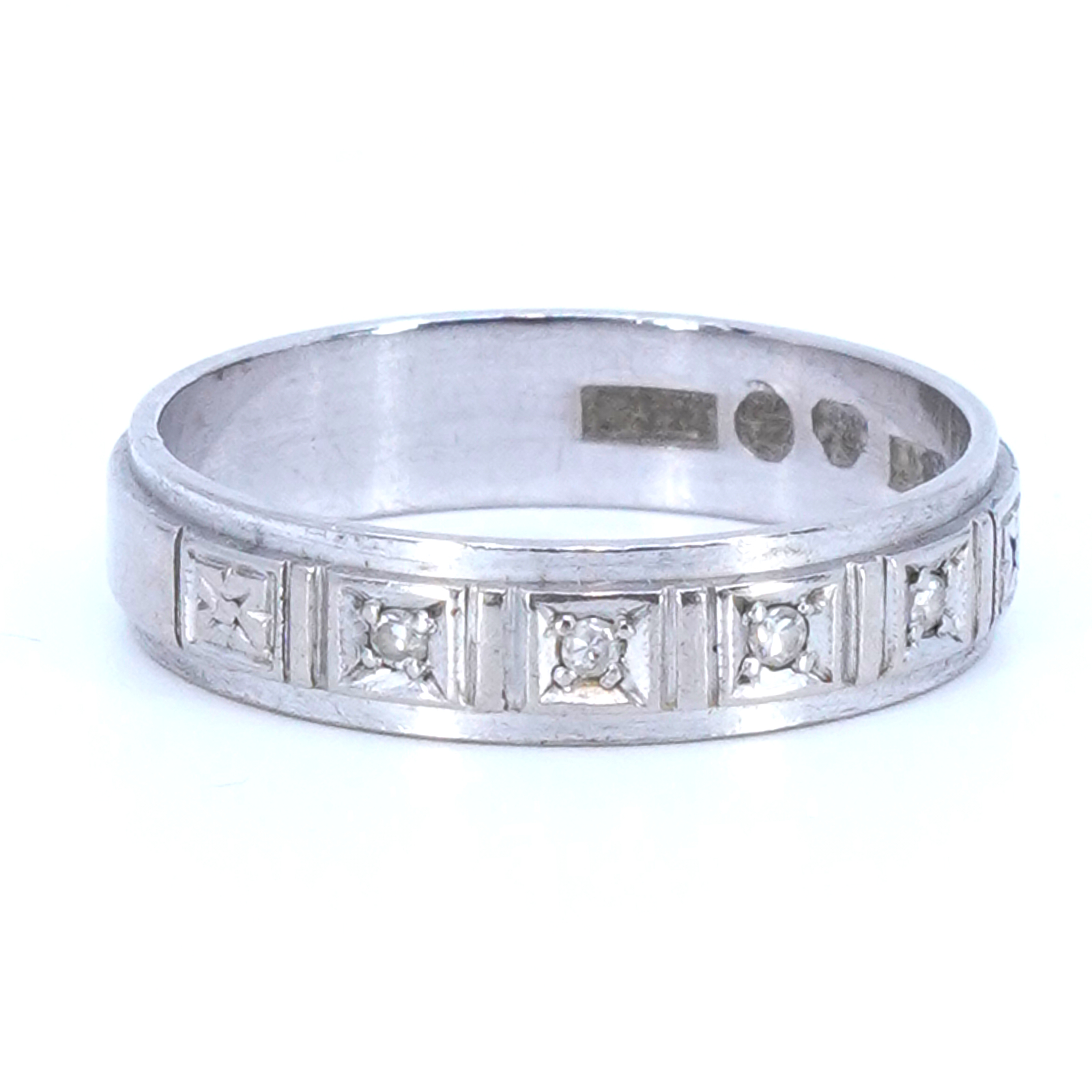 Ring Vitguld 18K