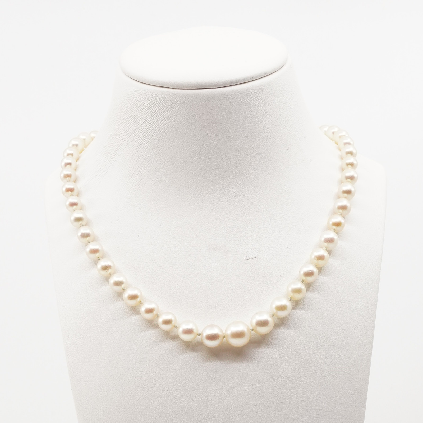 Pärlcollier, odlade pärlor