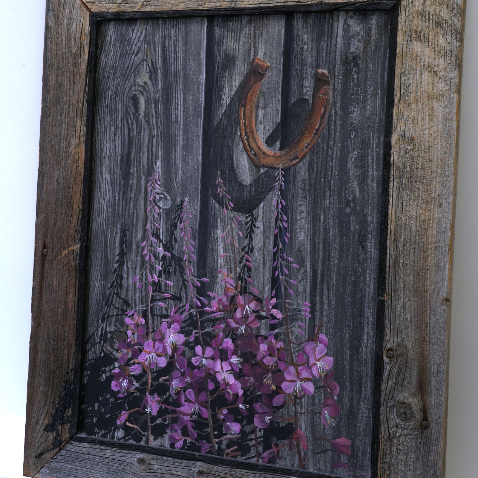 Bertil Appelgren, Olja på duk, blomstermotiv, signerad APEL 97