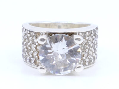 Ring S925 12,1g Ø18,25 med stenar