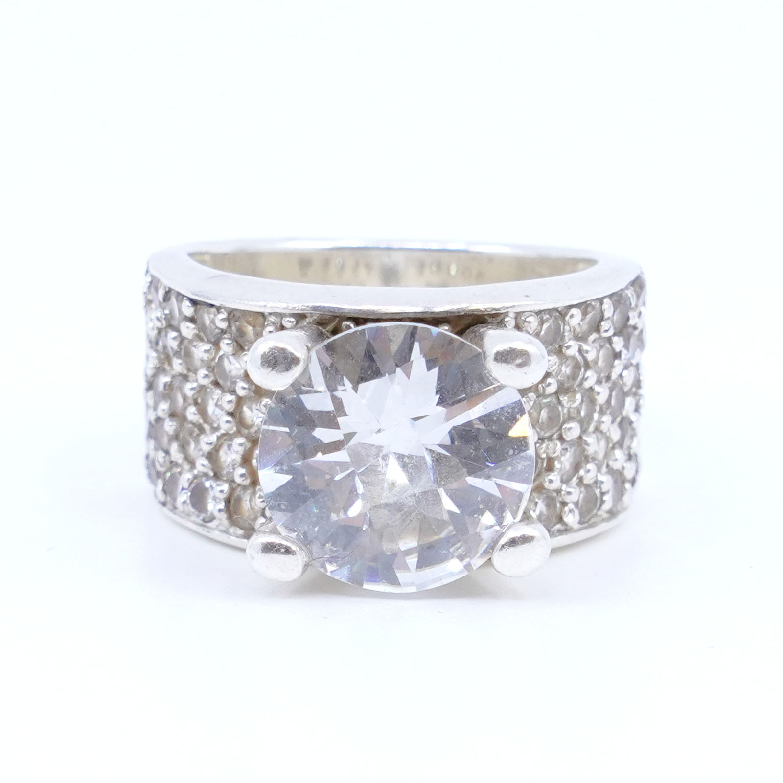 Ring S925 12,1g Ø18,25 med stenar